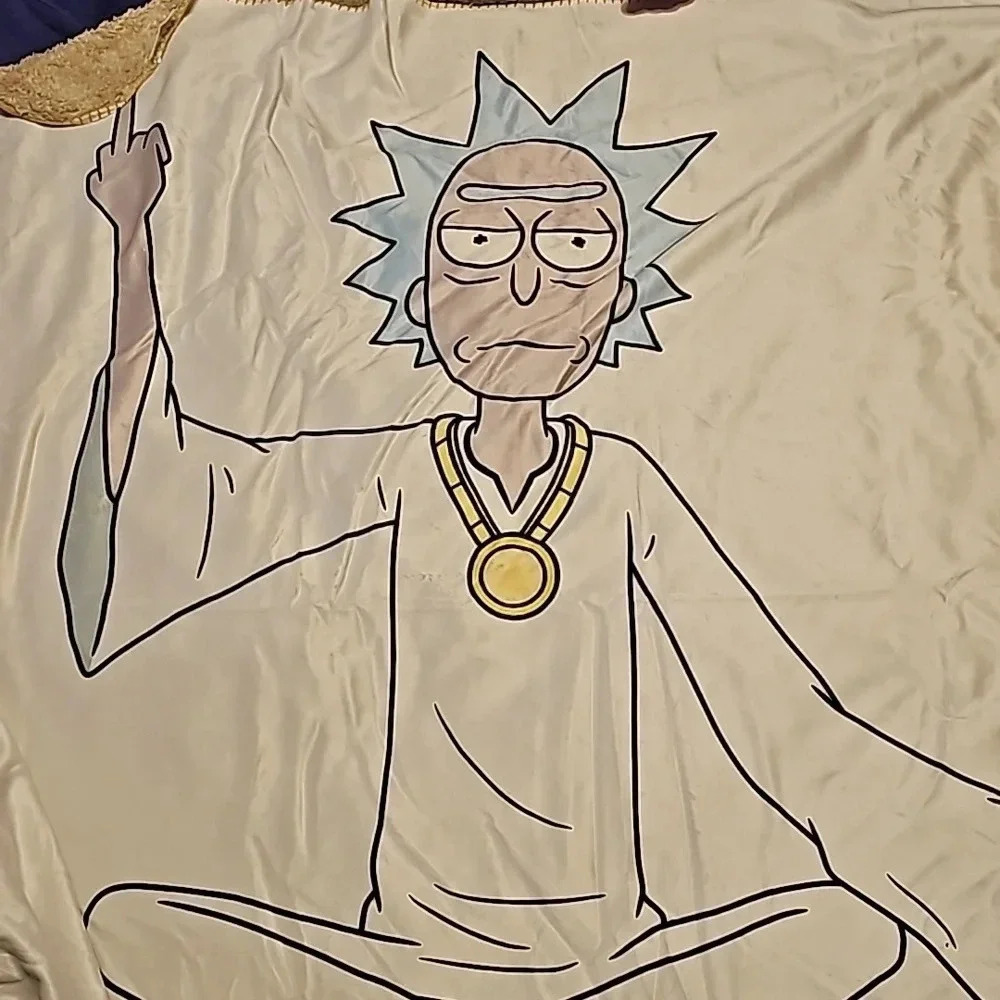 Holy Rick 50x60 throw premium sherpa